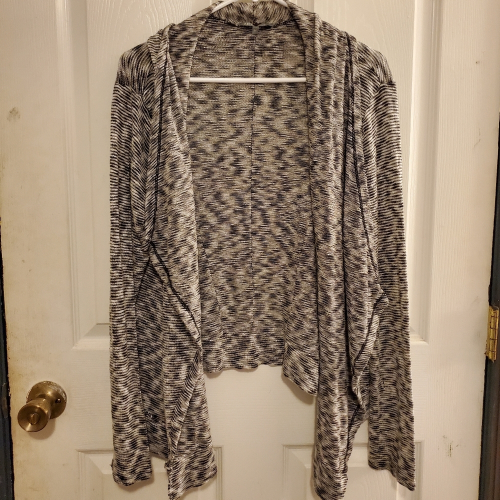 Retrology space dye open cardigan M